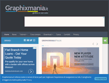 Tablet Screenshot of graphixmania.it